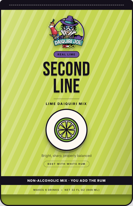 Lime daiquiri mix pouch