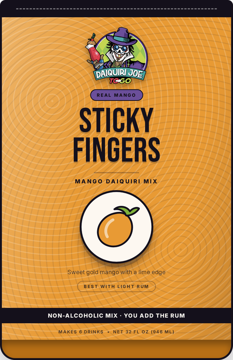 Mango daiquiri mix pouch
