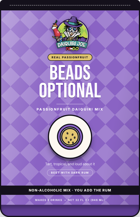 Passionfruit daiquiri mix pouch